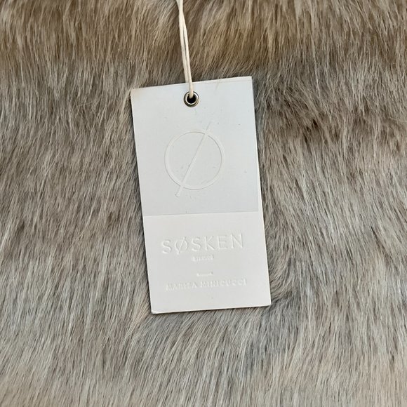 Bridal Shrug Stole Fall Winter Holiday Party Black Tie Wedding Sosken NEW $365 - Picture 9 of 16